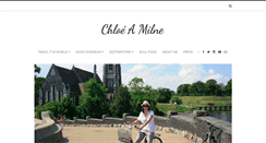 Desktop Screenshot of chloemilne.com